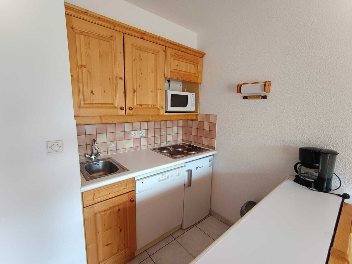 Appartement 6 pers. Montgenèvre, vue pistes et parking - Photo 4