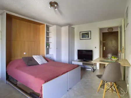 Studio Le Bali à Cagnes-sur-Mer, balcon vue jardin : photo 2