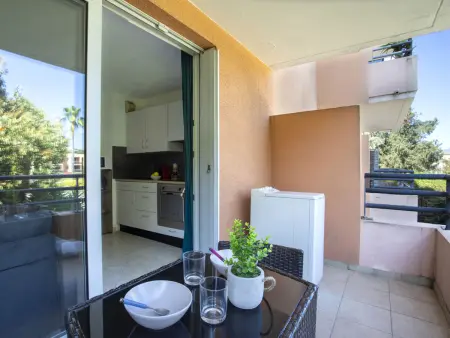 Studio Le Bali à Cagnes-sur-Mer, balcon vue jardin : photo 15