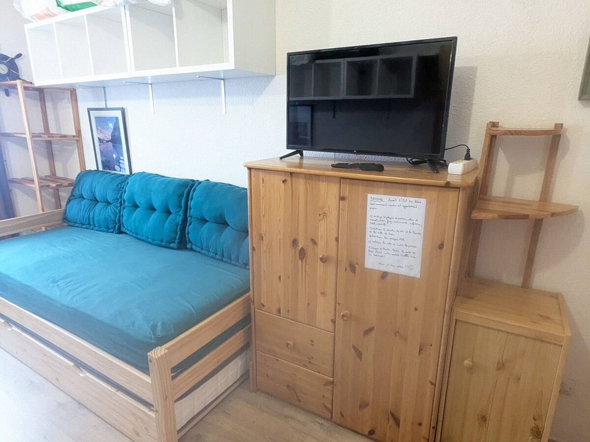 Studio 18m² aux Adrets-Prapoutel, balcon vue vallée - Photo 2