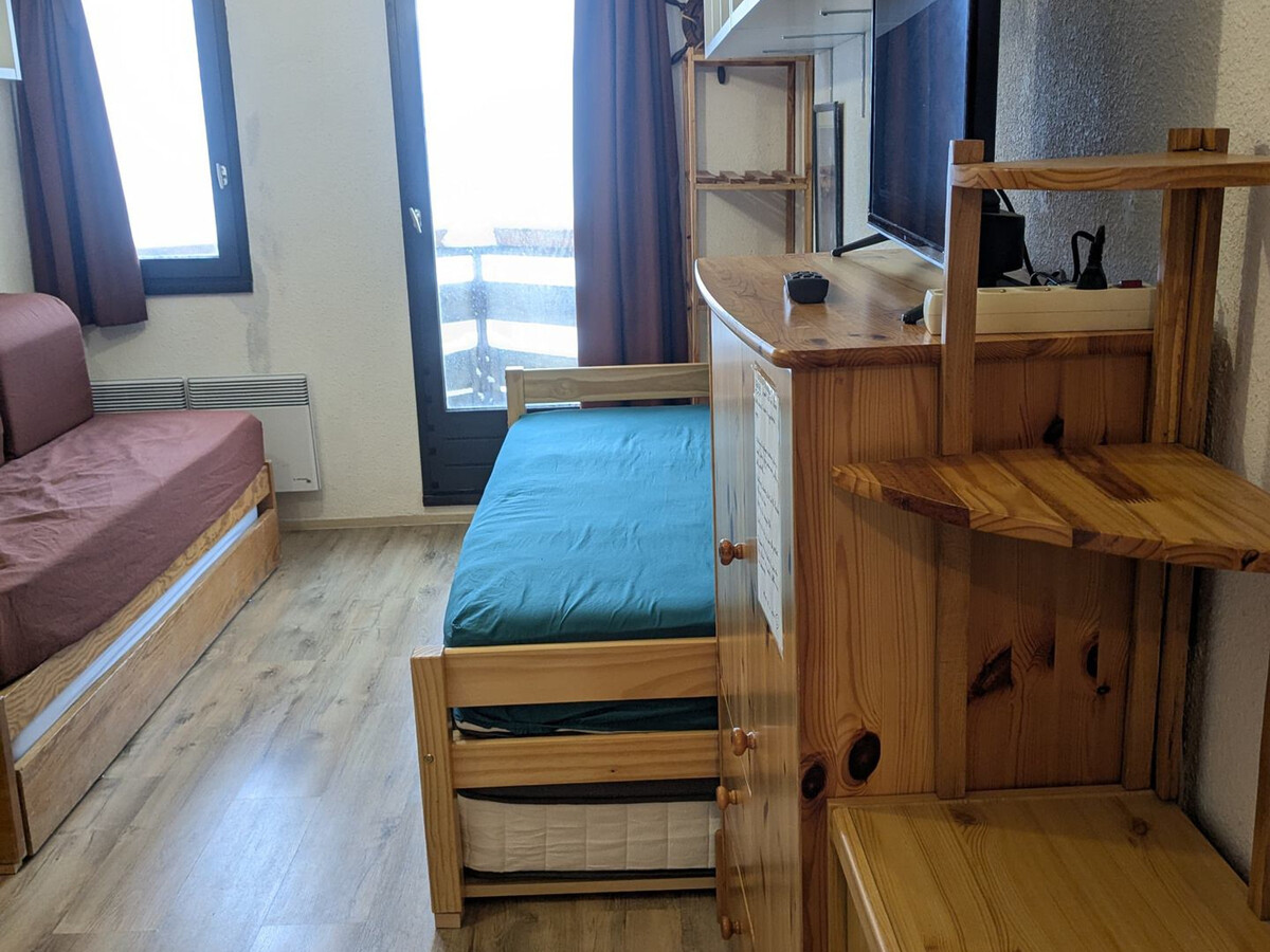 Studio 18m² aux Adrets-Prapoutel, balcon vue vallée - Photo 3