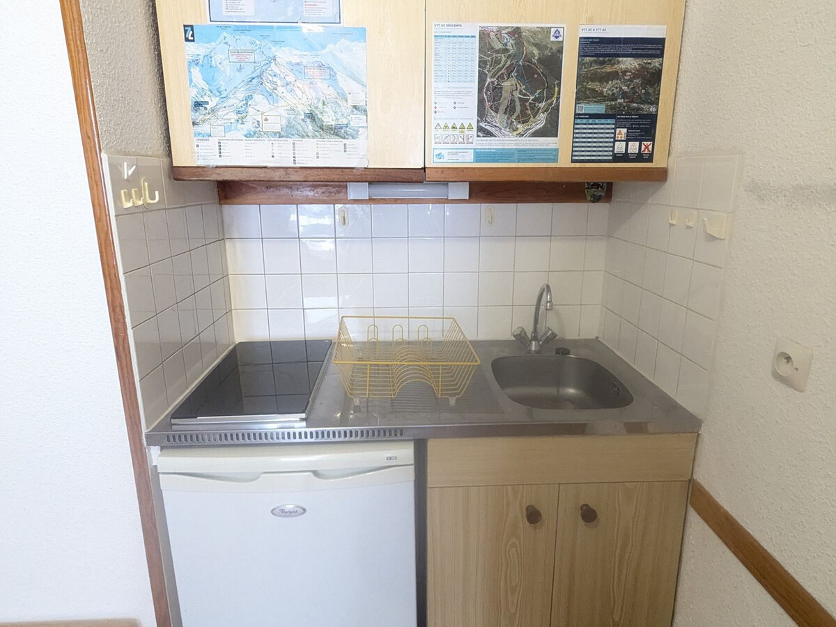 Studio 18m² aux Adrets-Prapoutel, balcon vue vallée - Photo 6