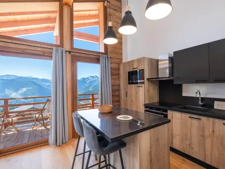 Duplex 4 chambres aux Saisies, 8 pers., parking inclus : photo 2