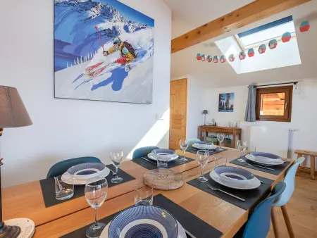 Duplex 4 chambres aux Saisies, 8 pers., parking inclus : photo 4