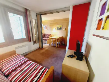 Appartement 4 pers. avec piscine chauffée à La Plagne 1800 : photo 4