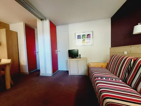 Appartement 4 pers. avec piscine chauffée à La Plagne 1800 : photo 5