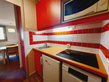 Appartement 4 pers. avec piscine chauffée à La Plagne 1800 : photo 6