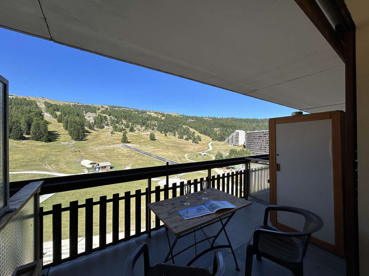Studio 4 pers Dévoluy, terrasse Sud-Ouest vue panoramique - Photo 10