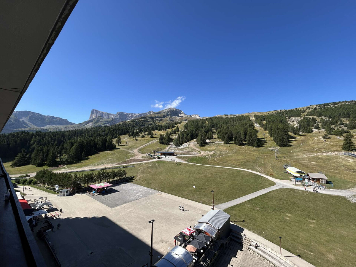 Studio 4 pers Dévoluy, terrasse Sud-Ouest vue panoramique - Photo 12