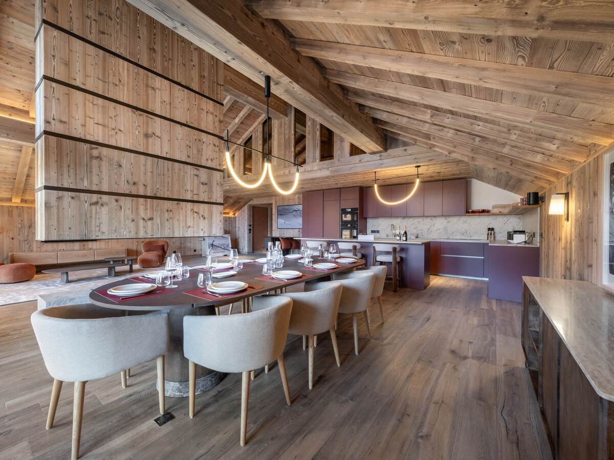 Duplex neuf 5 chambres avec sauna et accès pistes à Méribel - Photo 2