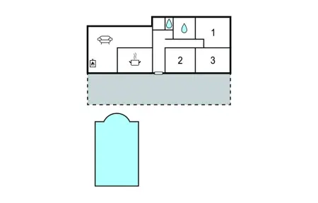 Maison 3 chambres piscine privée à Bédarrides : photo 20