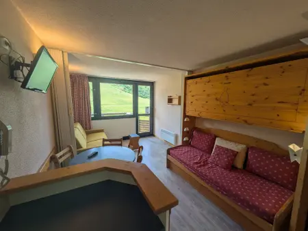 Studio 26m² skis aux pieds, balcon Sud, 4 personnes : photo 2