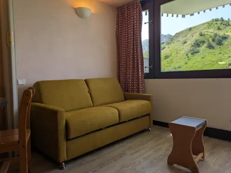 Studio 26m² skis aux pieds, balcon Sud, 4 personnes : photo 7
