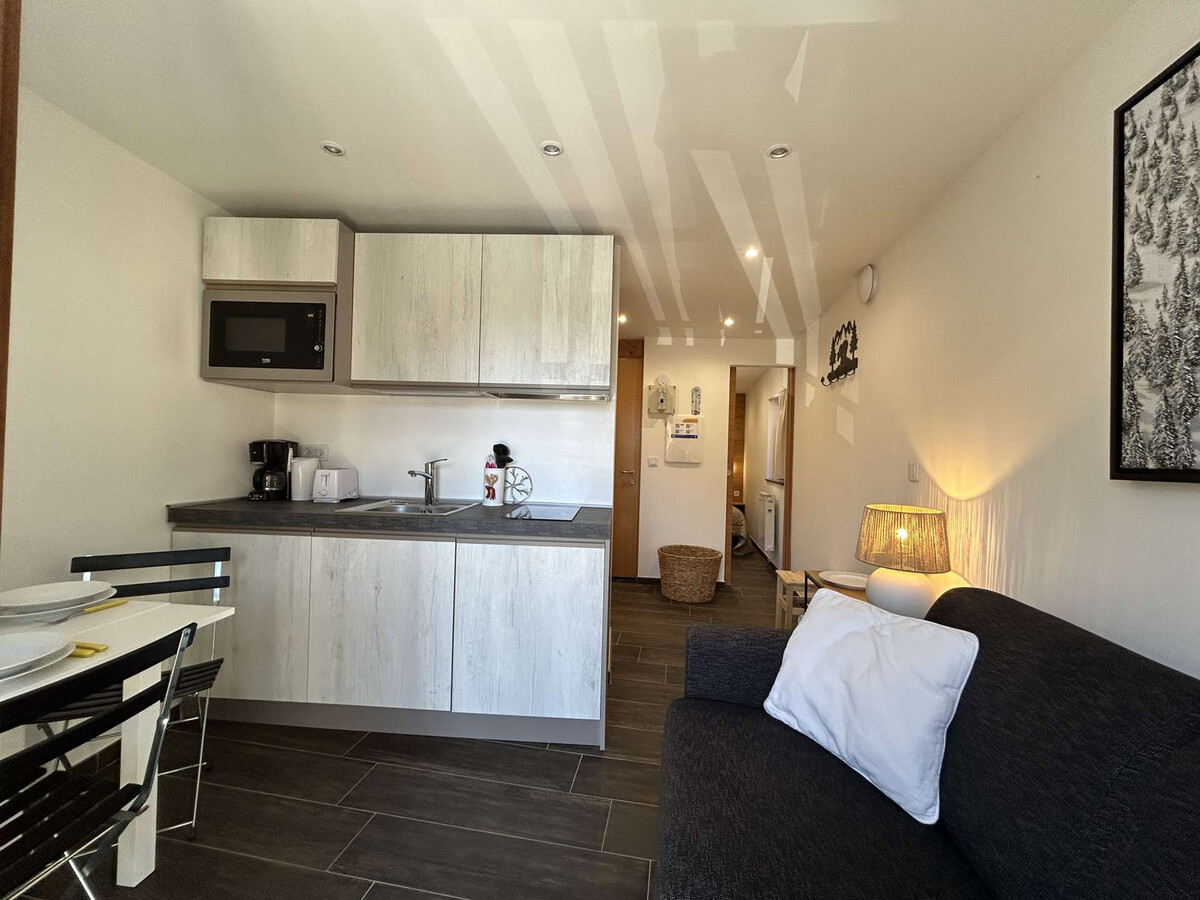 Studio rénové 20m² centre Montgenèvre, à 150m des pistes - Photo 7
