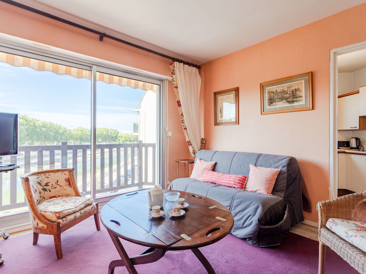 Appartement Touques Rives – vue rivière, balcon ouest - Photo 12