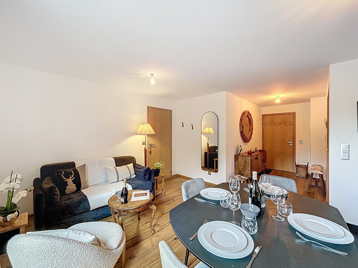 Appartement 43 m² Combloux, balcon, parking et casier ski - Photo 12