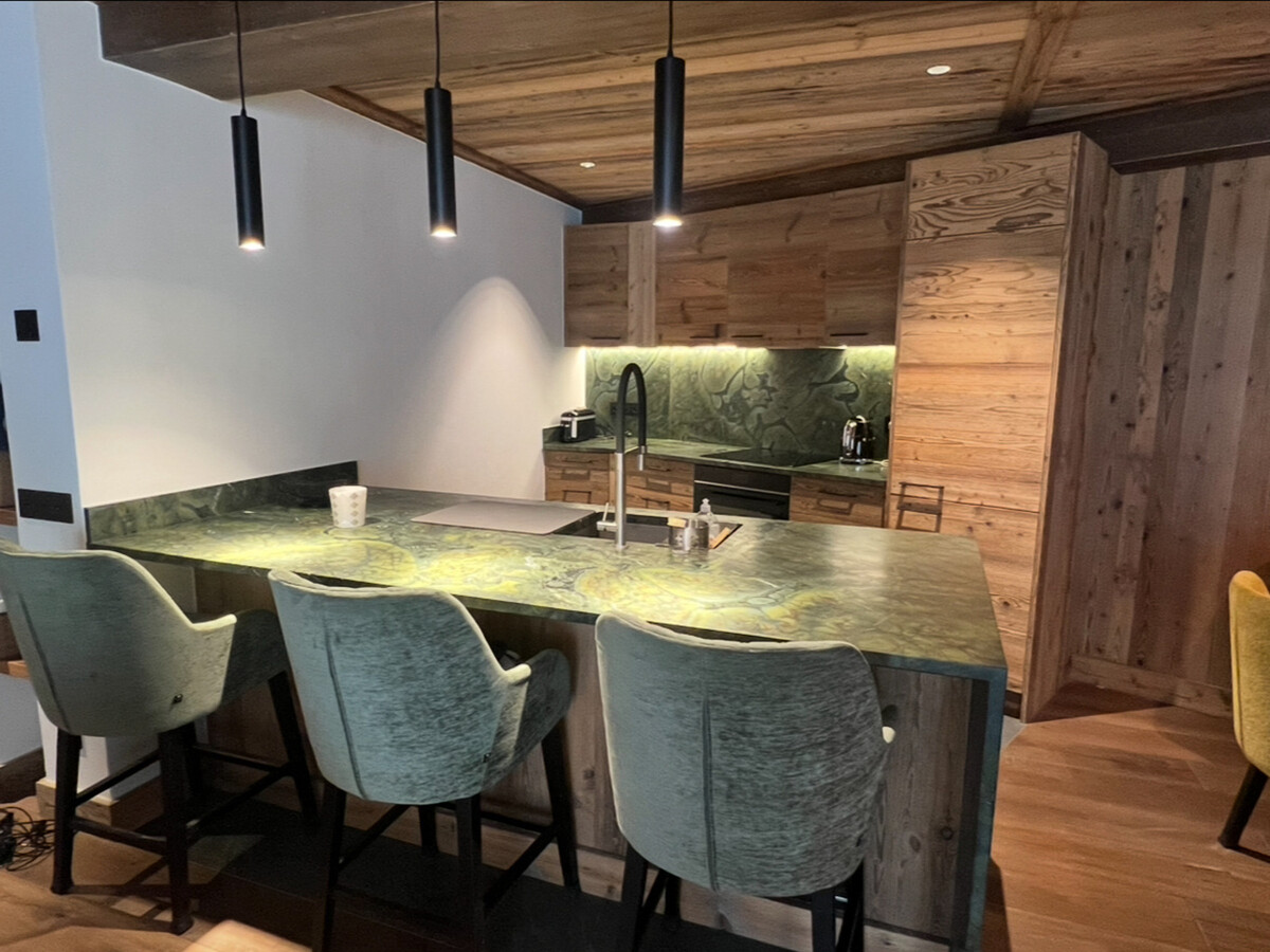 Appartement 6 pers., 3 chambres, parking couvert à Val-d'Isère - Photo 1