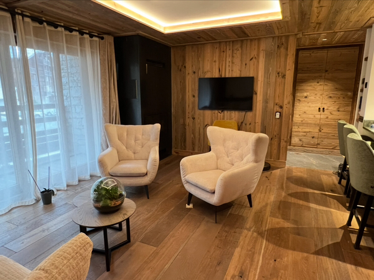 Appartement 6 pers., 3 chambres, parking couvert à Val-d'Isère - Photo 2