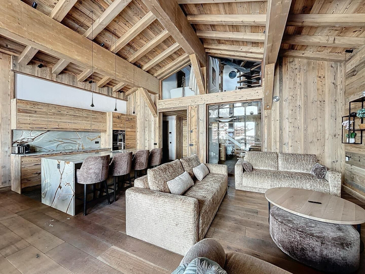 Appartement spacieux 4 chambres avec WIFI à Val-d'Isère - Photo 1