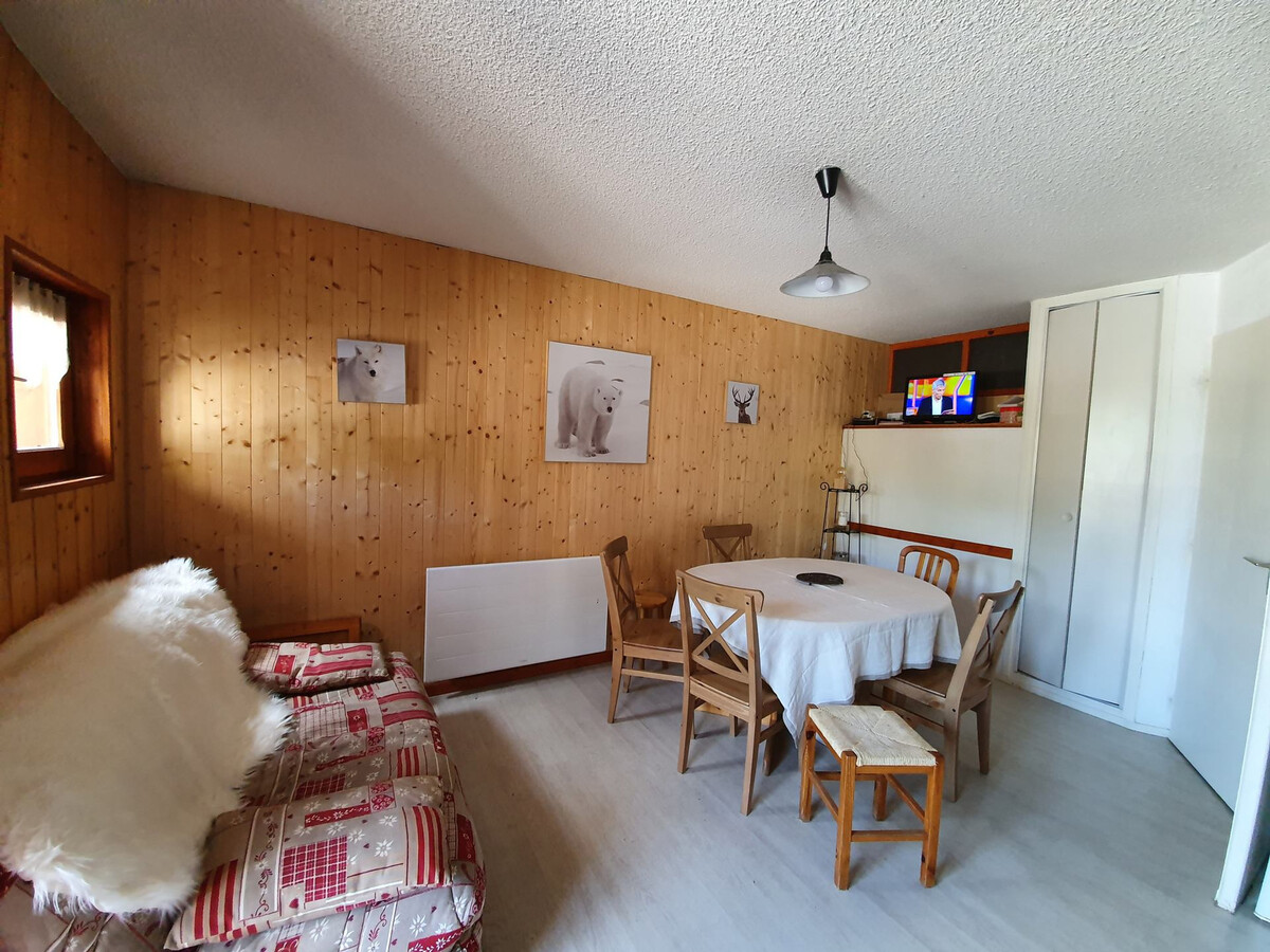 Studio 4 pers avec balcon à Valloire, animaux acceptés - Photo 2