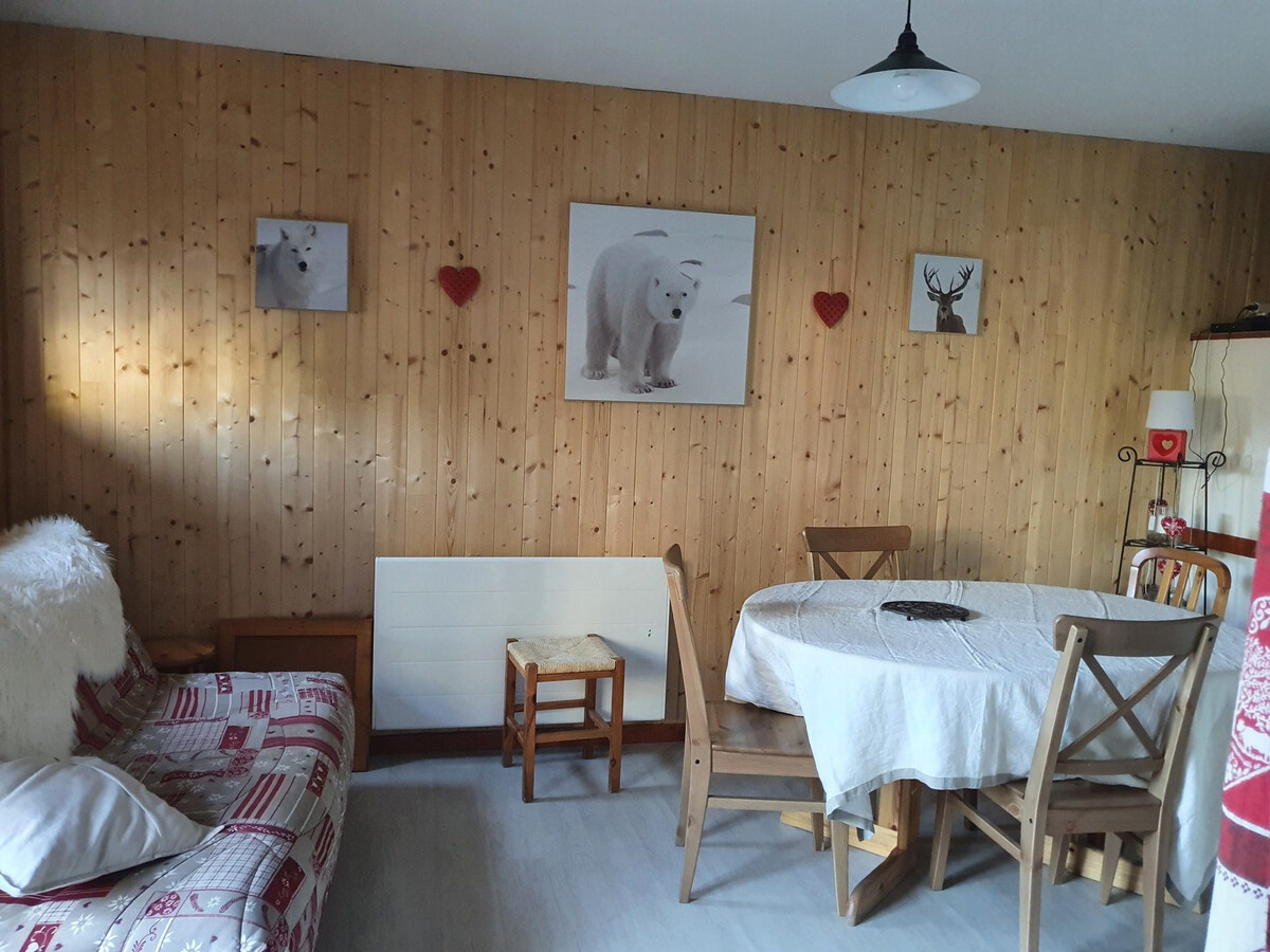 Studio 4 pers avec balcon à Valloire, animaux acceptés - Photo 3