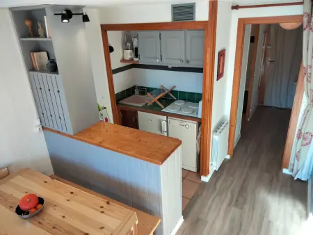 Studio mezzanine 4 personnes, balcon sud à Valloire : photo 3