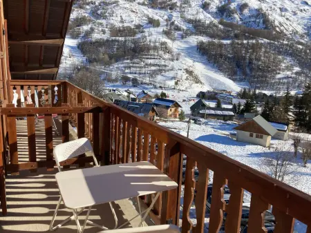 Studio mezzanine 4 personnes, balcon sud à Valloire : photo 10