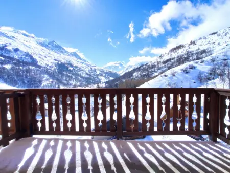 Studio mezzanine 4 personnes, balcon sud à Valloire : photo 11