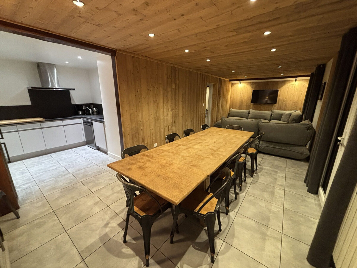 Duplex 12 pers, 4 chambres, sauna et parking à Valloire - Photo 3