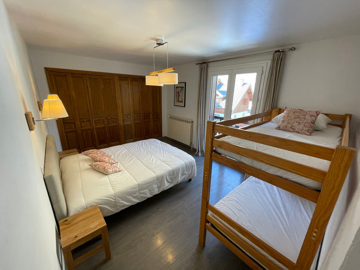 Duplex 12 pers, 4 chambres, sauna et parking à Valloire - Photo 6