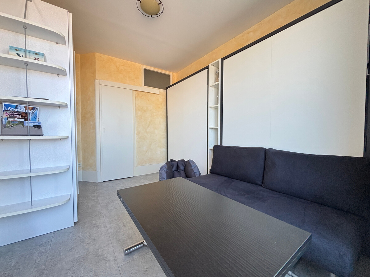 Studio 4 pers sur le remblai face plage aux Sables - Photo 11