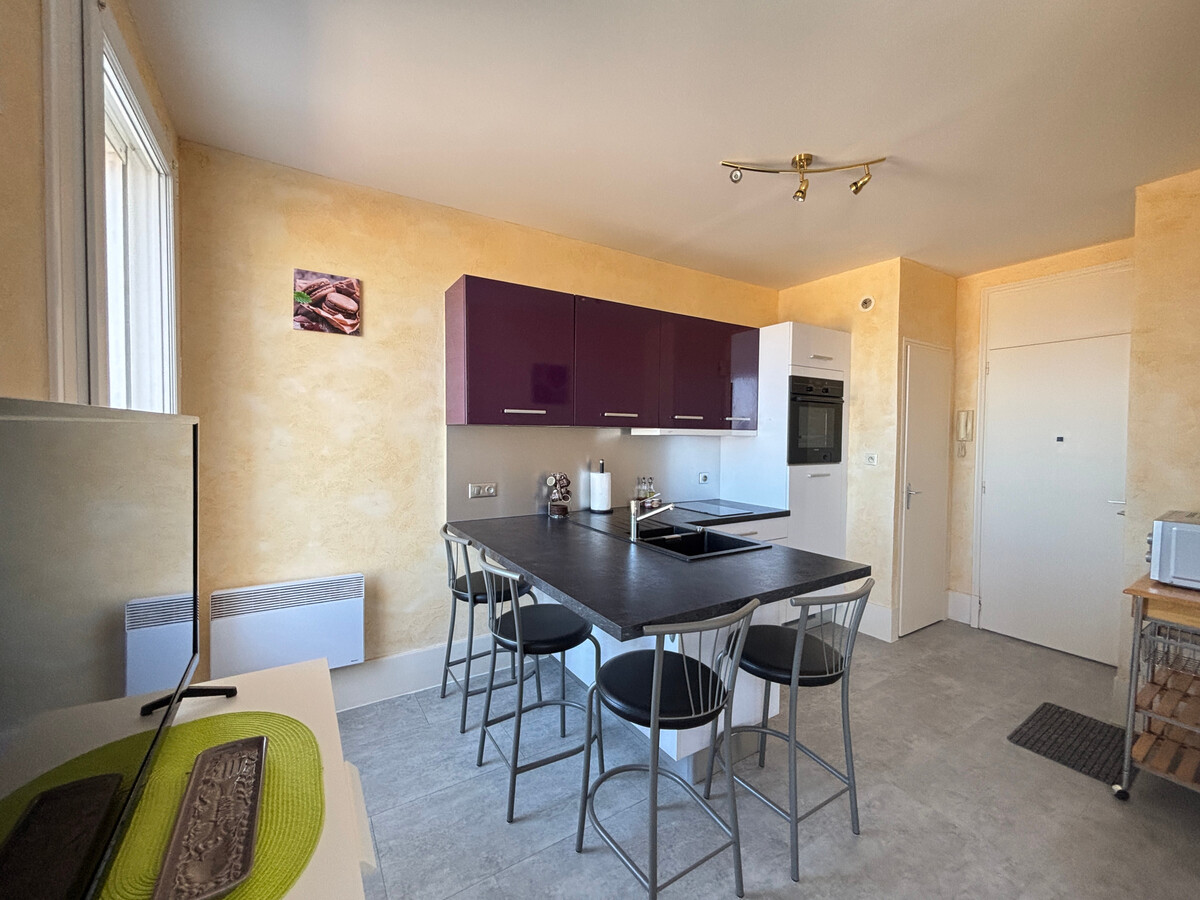 Studio 4 pers sur le remblai face plage aux Sables - Photo 17