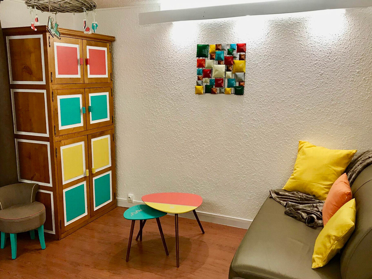 Studio cabine 4 pers 3* Sud, TV, WiFi, parking privatif - Photo 2