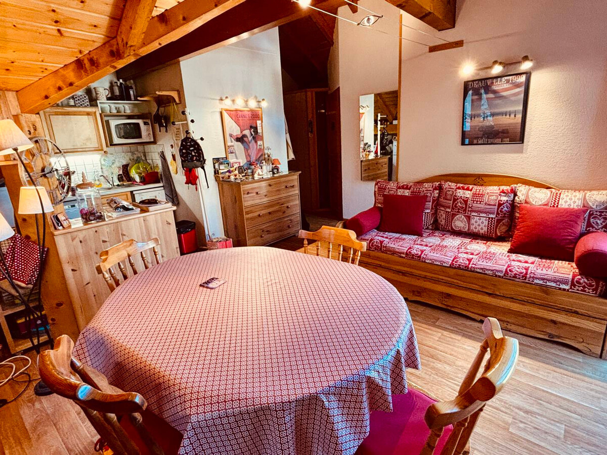 Appart 2 pièces 4 pers, balcons et casier à skis - Photo 2