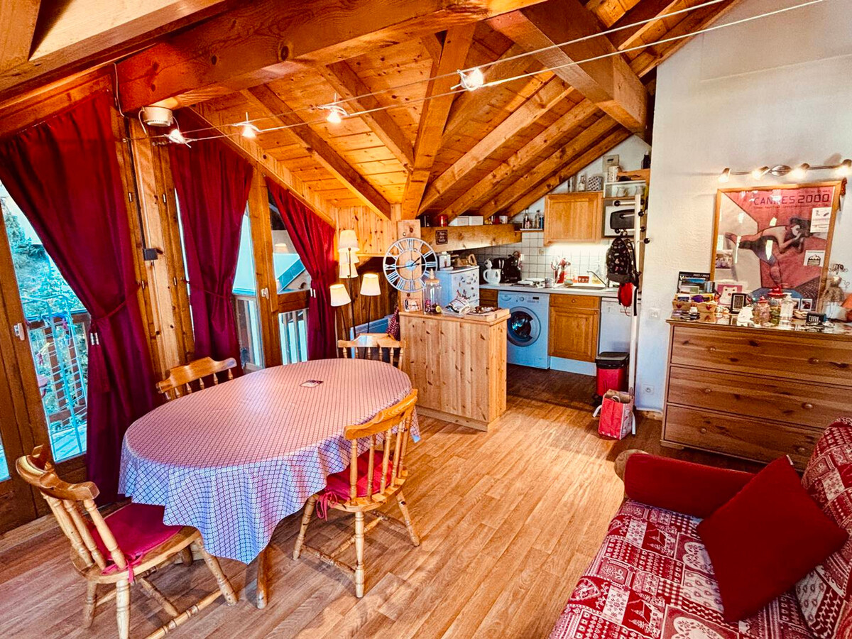 Appart 2 pièces 4 pers, balcons et casier à skis - Photo 3