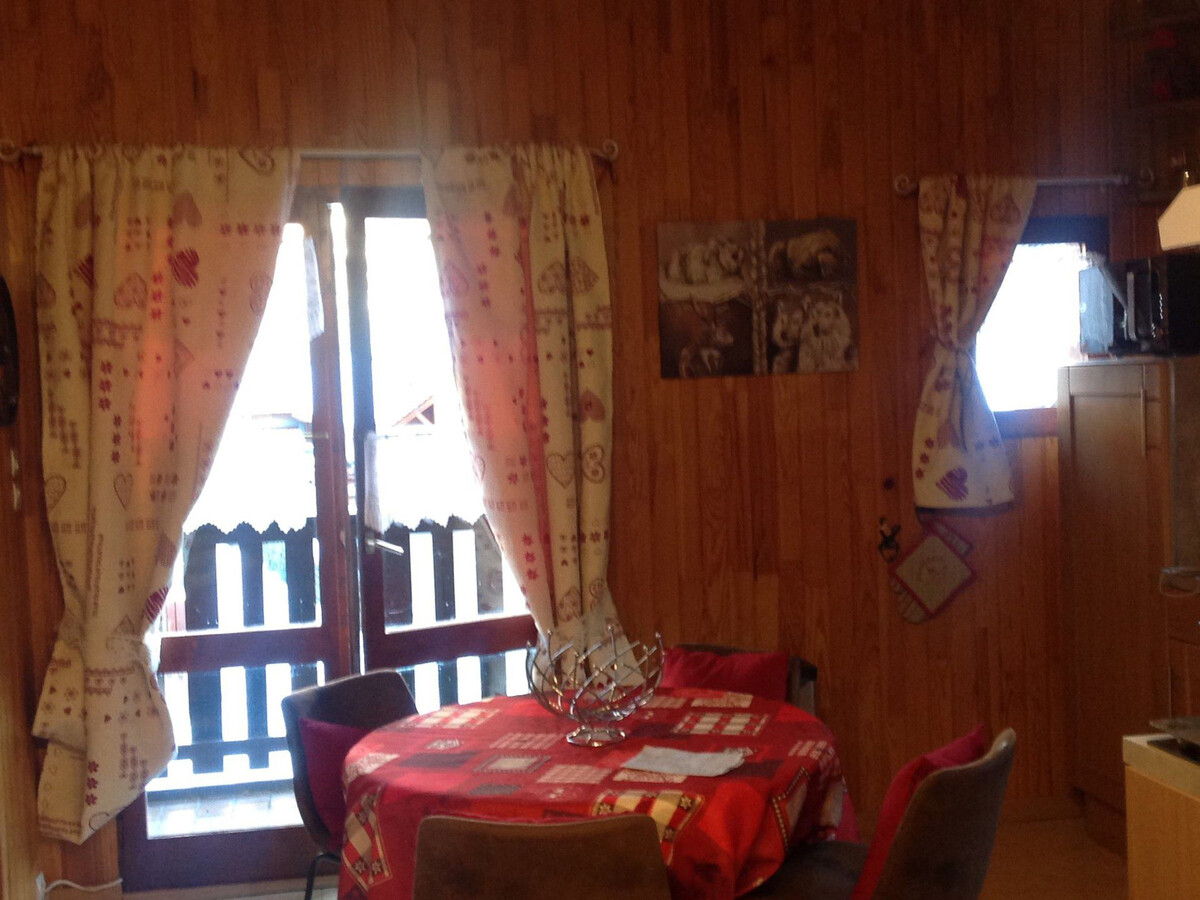 Studio mezzanine 4 pers, Valloire, balcon, proche pistes - Photo 3