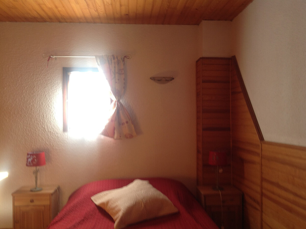 Studio mezzanine 4 pers, Valloire, balcon, proche pistes - Photo 10