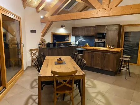 Chalet 8 pers Valloire, terrasse sud, garage et parking : photo 3
