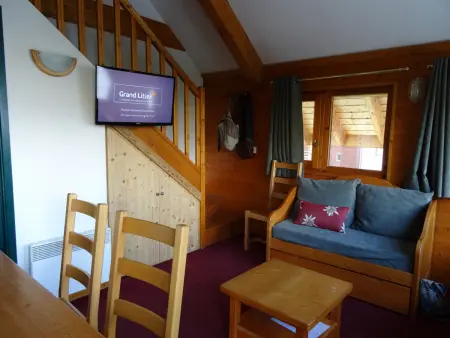 Location appartement à Valloire, Duplex 3 pièces 6 personnes, balcon et parking à Valloire