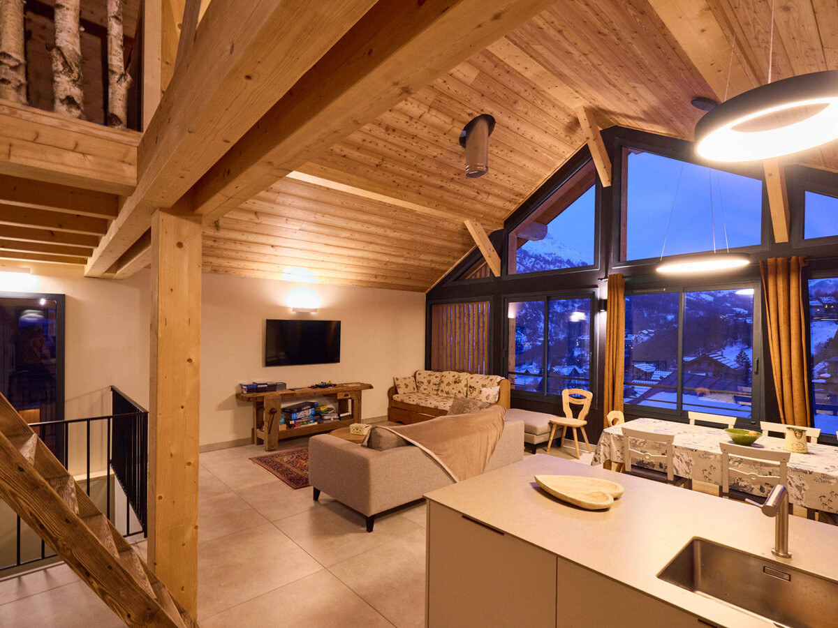 Chalet 11 pers à Valloire, 4 niveaux, terrasse 22m² - Photo 1