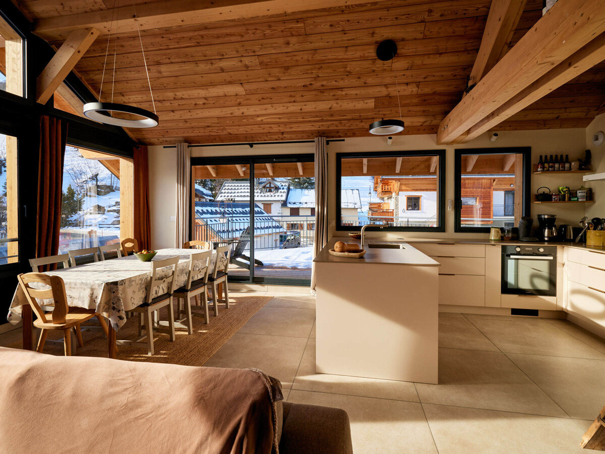 Chalet 11 pers à Valloire, 4 niveaux, terrasse 22m² - Photo 2