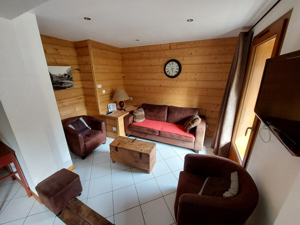 Duplex 8 pers, 3 chambres avec balcon à Valloire - Photo 1