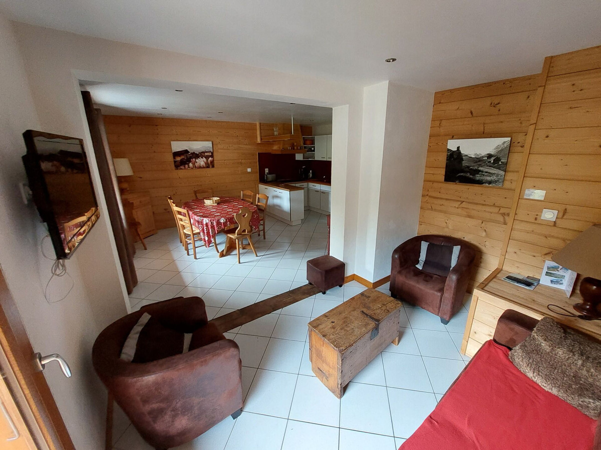 Duplex 8 pers, 3 chambres avec balcon à Valloire - Photo 2