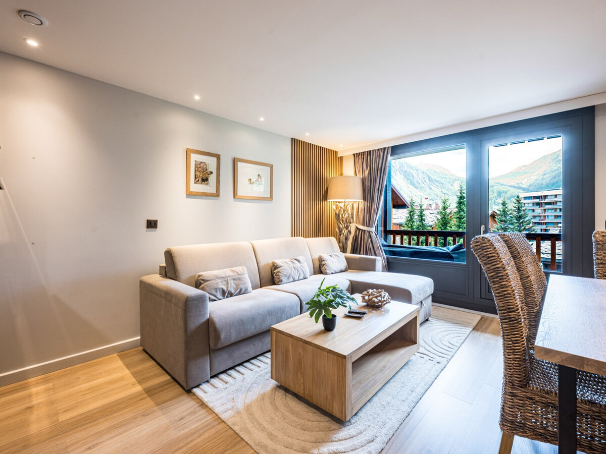 Studio rénové Val-d'Isère, balcon vue montagne - Photo 1