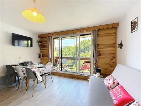 Studio cabine 31m² rénové, skis aux pieds, balcon sud : photo 5