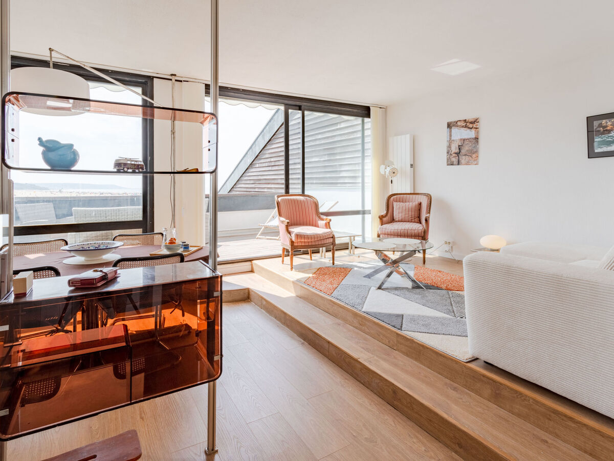 Appartement vue mer panoramique à Deauville, terrasse sud - Photo 1