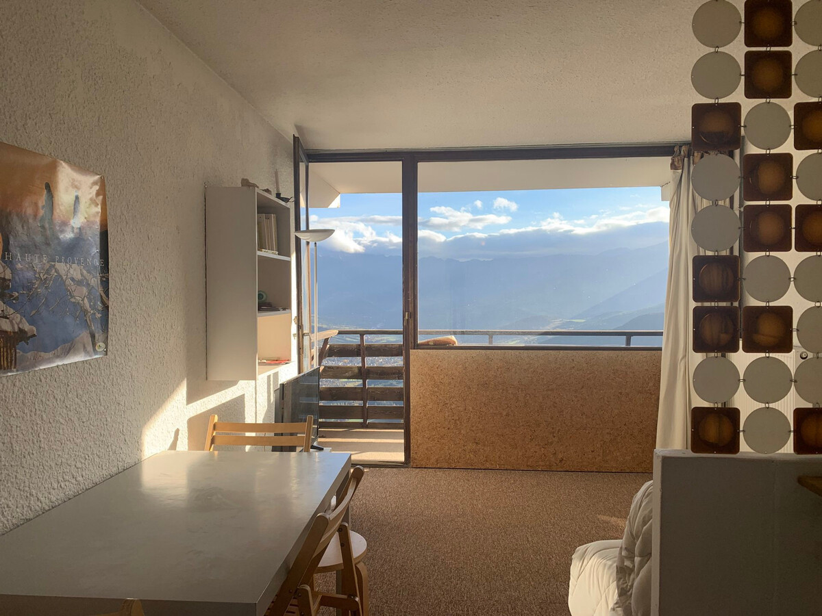 Studio 4 pers Pra-Loup, balcon vue vallée - Photo 1