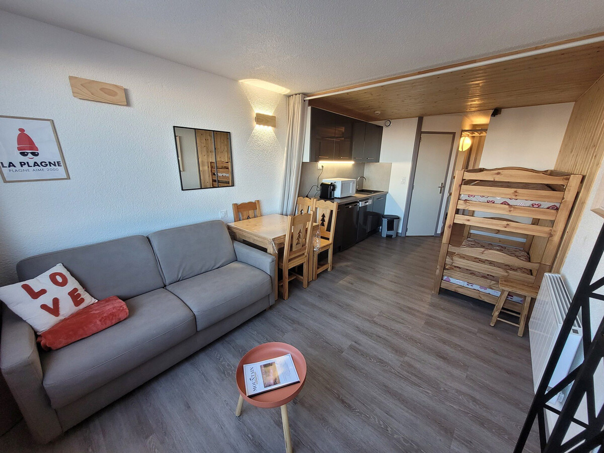 Studio rénové 4 pers. vue Mont Blanc, skis aux pieds - Photo 1