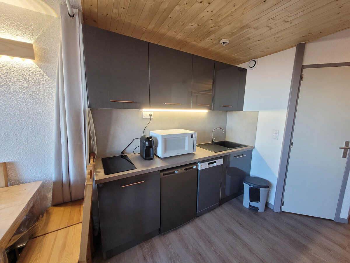 Studio rénové 4 pers. vue Mont Blanc, skis aux pieds - Photo 6