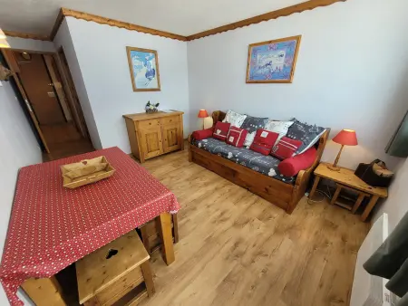 Studio cabine 26 m² étage élevé, ski aux pieds à Aime 2000 : photo 7